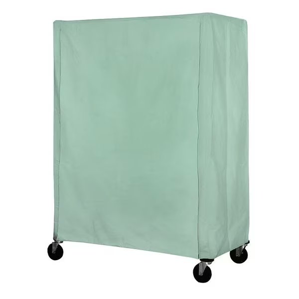 Cart Cover, 48x24x74, Green, Nylon, EAGLE GROUP, Mfr# CVC-74-2448-LG