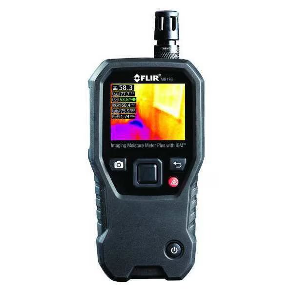 Thermal Imgng Moist Meter, IR Thermometer, Flir, Mfr#: MR176