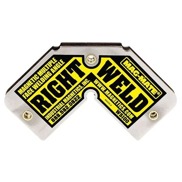 Magnetic Weld Square, 5-1/2x2-7/8in, 40lb, Mag-Mate, Mfr#: WS100