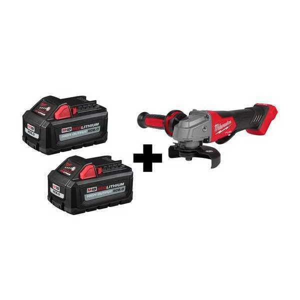 Battery Pack Set and Grinder, Li-Ion, For Use With Milwaukee 18V Cordless Tools, Milwaukee Tool, Mfr#: 48-11-1862, 2880-20