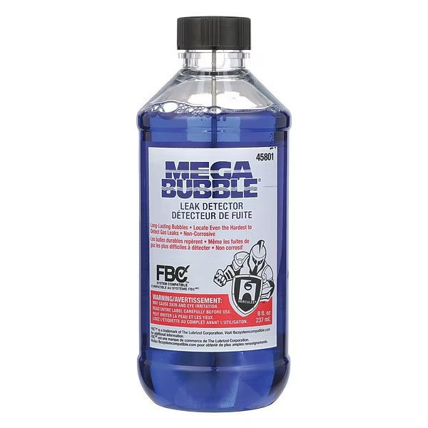 Leak Detector, Blue, Liquid, 8 oz., Hercules, Mfr#: 45801