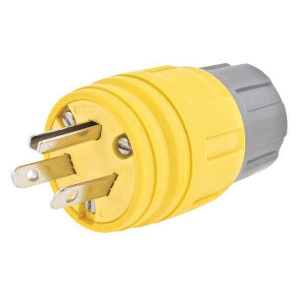 15/10A Watertight Locking Plug 2P 3W 125/600VAC