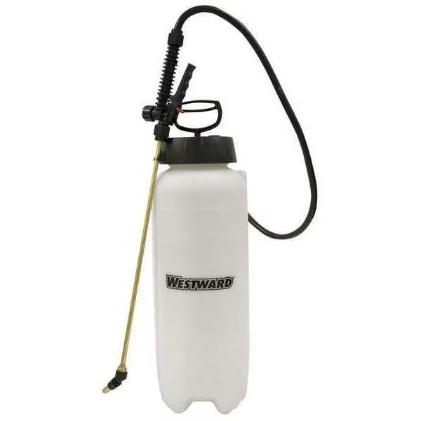 3 gal Handheld Sprayer, Polyethylene, 46 in L Hose, 18 in L Wand, Cone Nozzle Spray Pattern