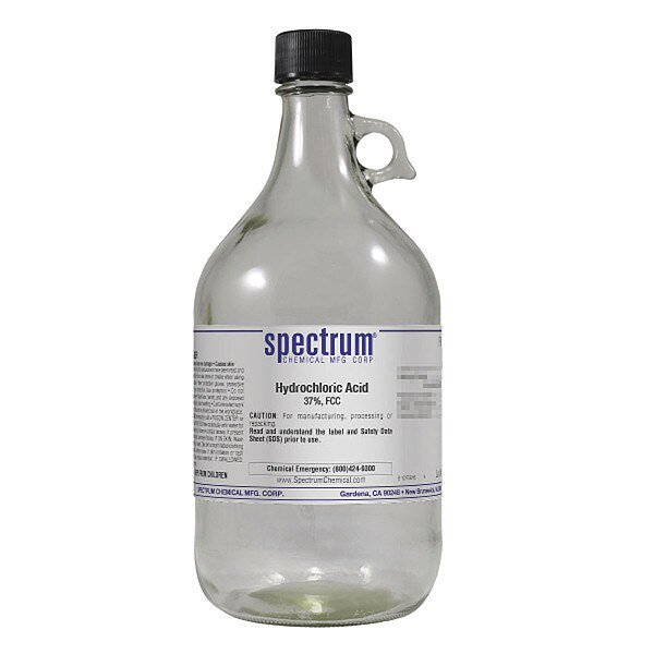 Hydrochloric Acid, 2.5L, Spectrum, Mfr#: HY106-2.5LTGL7F