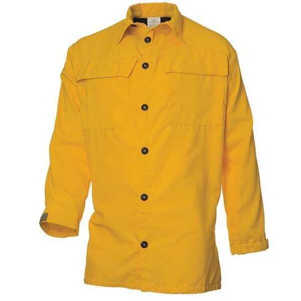 Wildland Fire Shirt, XL, Yellow, Button, Coaxsher, Mfr#: FC103-XL