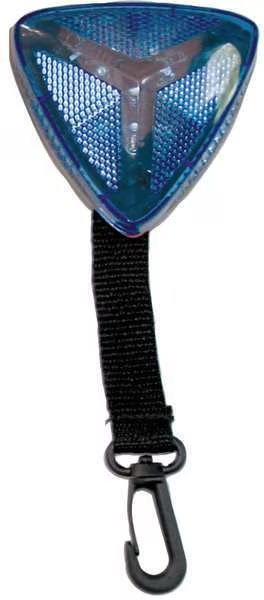 Warning Light, Blue, LED, 2 AA Batteries, Railhead Gear, Mfr#: M25-B