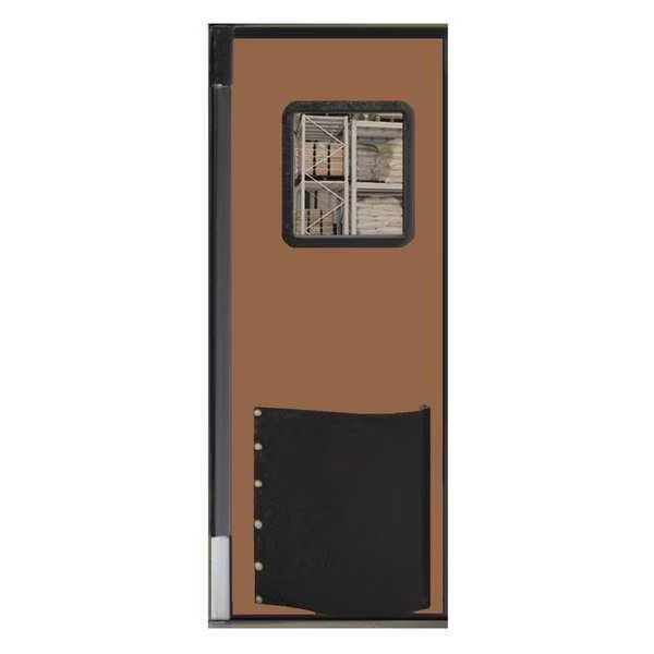 Swinging Door, 7 x 3 ft, Medium Brown, CHASE, Mfr# 3684RXHDMBR