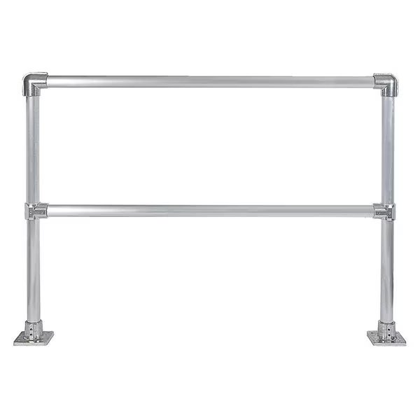 Handrail Section, 6 Ft, Aluminum Mil, Hollaender, Mfr#: 50230