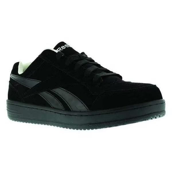 Athl Work Shoe, Stl Toe, Blk, 10-1/2W, PR, REEBOK, Mfr# RB1910