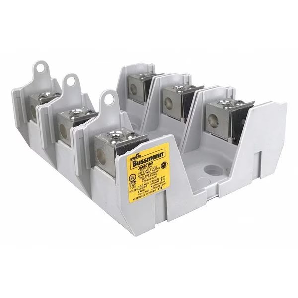 Fuse Block, Industrial, 100A, 3 Pole, EATON BUSSMANN, Mfr# JM60100-3CR