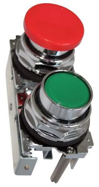 Pendant Pushbutton, 30mm, Flush/Mushroom, EATON, Mfr# 10250TA77