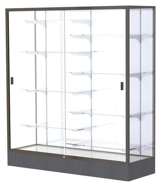 Display Case, 66X60X20, Dark Bronze, WADDELL DISPLAY, Mfr# 2605-WB-BZ