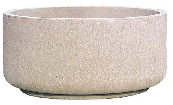 Planter, Round, 72in.Lx72in.Wx36in.H, Wausau Tile, Mfr#: TF4135W22