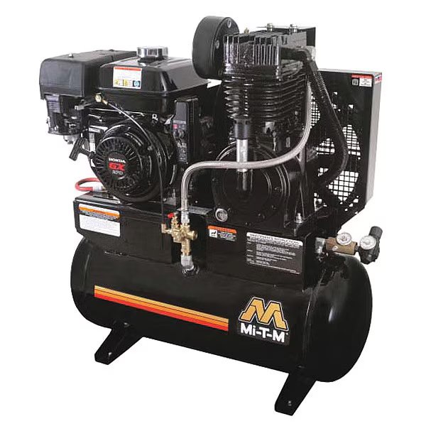 Two Stage Gasoline, Air Compressor, Mi-T-M, Mfr#: AM2-SH09-20M