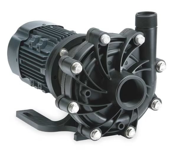3 HP PVDF Magnetic Drive Pump 208-230/460V 2