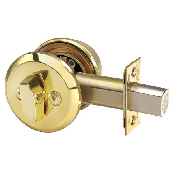 Deadbolt, HD, Bright Brass, YALE, Mfr# D112 x 605