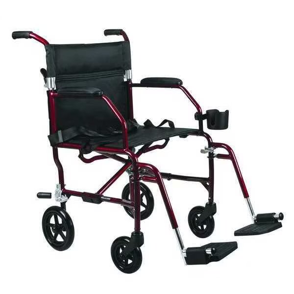Transport Chair, 250 lb, 19 In Seat, First Voice, Mfr#: MDS808200