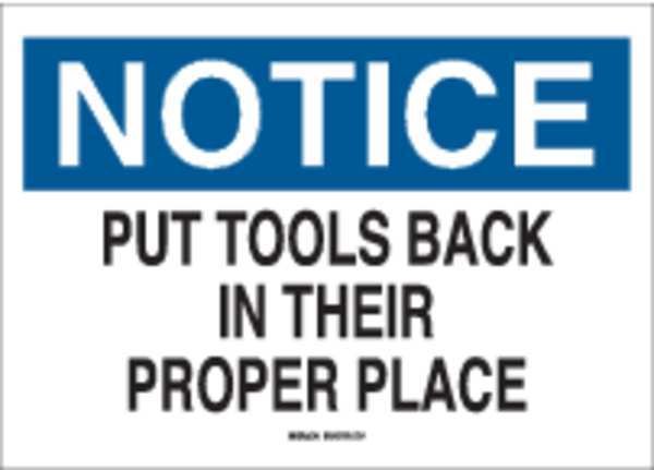 Notice Sign, 10X14