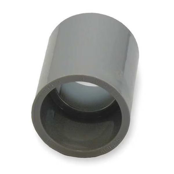 Coupling, 3 In., PVC, 3-55/69 In. L, CANTEX, Mfr# 6141630