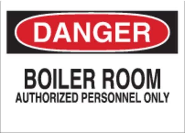 Danger Sign, 7 in H, 10 in W, Polyester, Rectangle, English, 84038, BRADY, Mfr# 84038