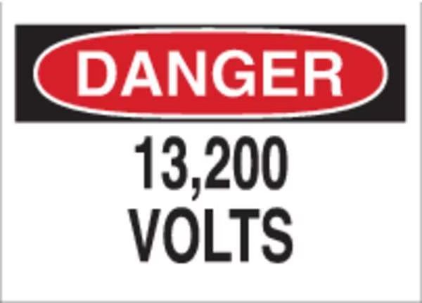 Danger Sign, 10X14