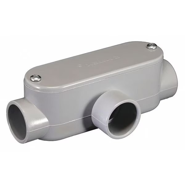 Conduit Outlet Body, PVC, T, Cantex, Mfr#: 5133563