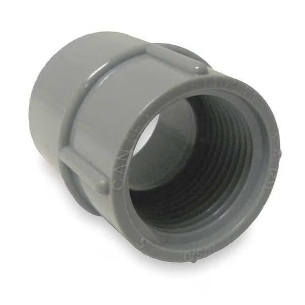 Female Adapter, 1-1/2 In Conduit, PVC, Cantex, Mfr#: 5140047