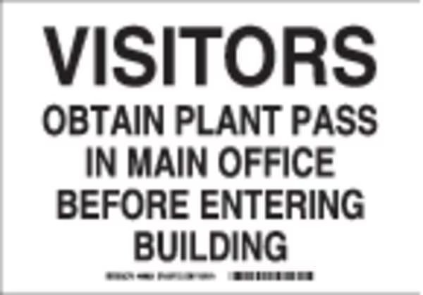 Security Sign, 10X14