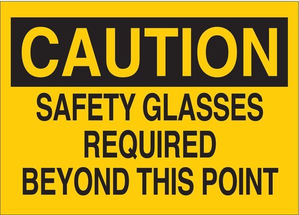 Caution Sign, 14X20