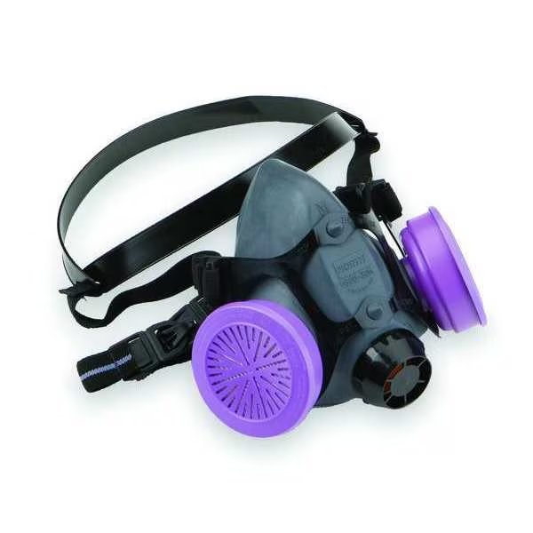 Half Mask Respirator, threaded, NIOSH