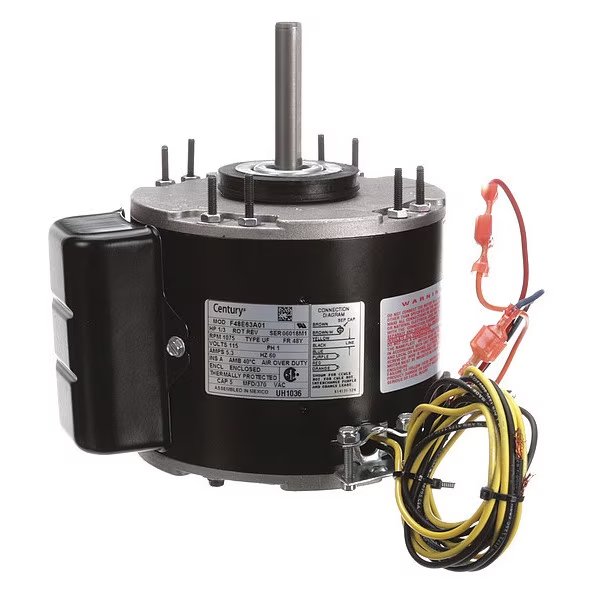 Unit Htr Motor, 1/3,1075,115/208-230, 48Y, Century, Mfr#: UH1036