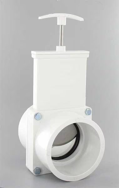 Gate Valve, Class 125, 3 In., PVC, VALTERRA, Mfr# 4308GR