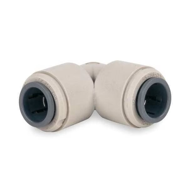 Acetal Copolymer Union Elbow, 90 Degrees, 5/32 in Tube Size, JOHN GUEST, Mfr# PM0304S-PK10