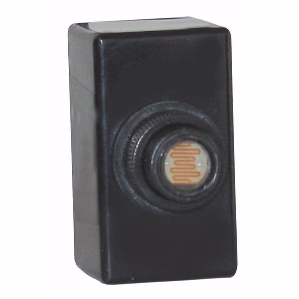Photocontrol, 120V AC, 2000 W, 16.7 A, SPST, Flush/Box, Lexan, Black, Tork, Mfr#: 3000