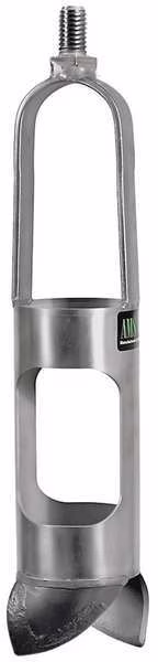 Auger, Mud, Dia 4 In, 5/8 In Thread, Ams, Mfr#: 400.17
