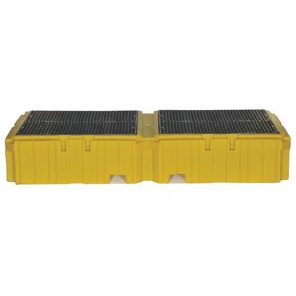 Twin IBC Containment Unit, 535 gal Spill Capacity, 8000 lb., Polyethylene, ULTRATECH, Mfr# 1144