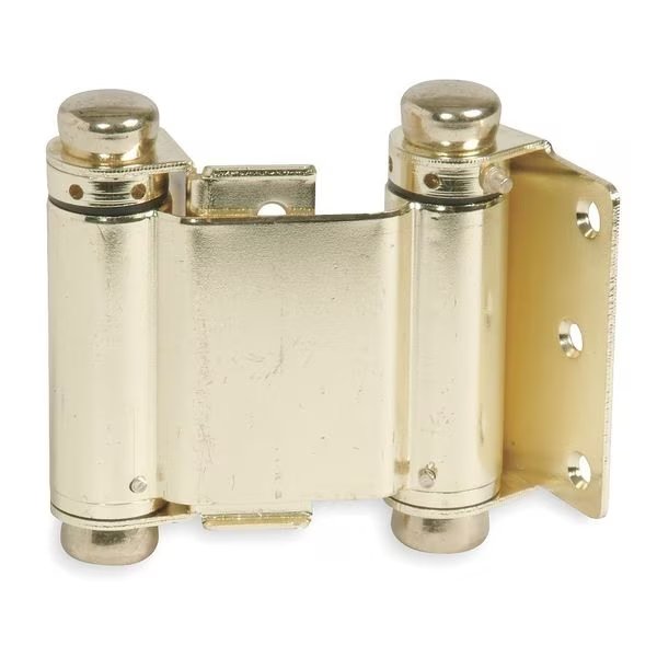 15/16 in W x 3 in H Bright Brass Spring Hinge, EnjoyTool select, Mfr# 4PA73
