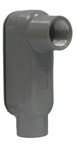 Conduit Outlet Body w/Cover, Aluminum, LB, Killark, Mfr#: OLB-2CG
