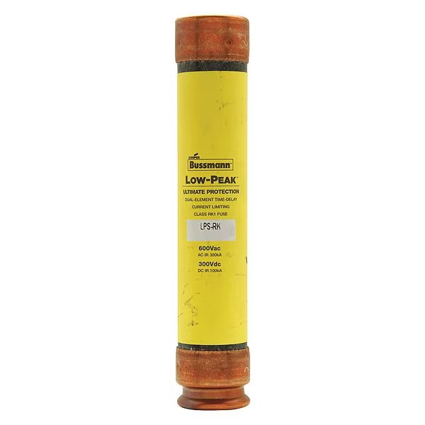 Fuse, Time Delay, 50A, LPS-RK-SP Series, 600V AC, 300V DC, 5-1/2