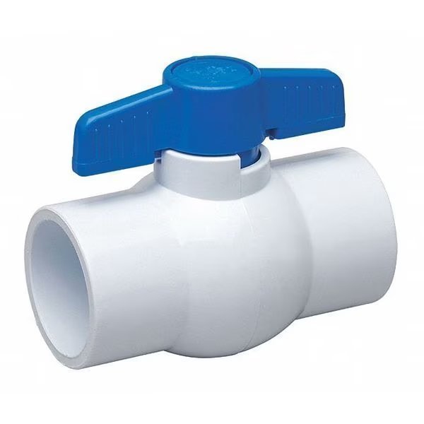 PVC Ball Valve,Inline,Socket,1-1/2 in, Mfr#: 107-637-NP, HAYWARD