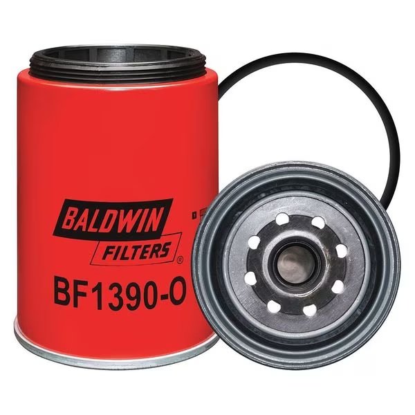 Fuel Filter, 6-3/16 x 4-11/32 x 6-3/16 In, BALDWIN FILTERS, Mfr# BF1390-O