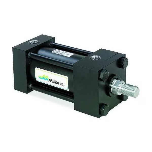 Hydraulic Cylinder, 1 in Stroke L, Miller Fluid Power, Mfr#: 1HHV3B15001000
