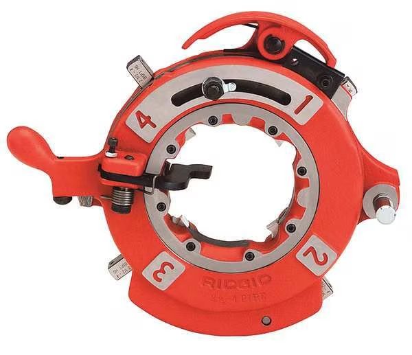 Threading Die Head, 2 1/2-4 In, Ridgid, Mfr#: 714