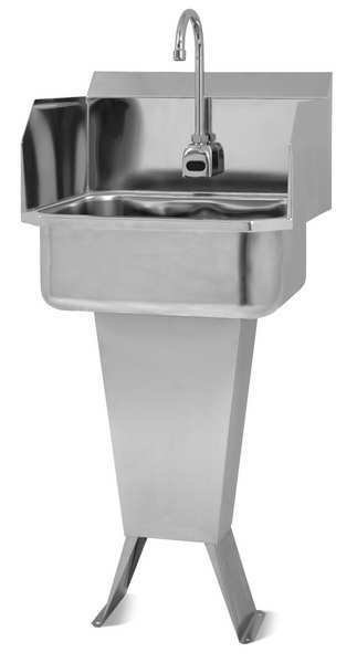 Hand Sink, With Faucet, 19 In. L, 18 In. W, SANI-LAV, Mfr# ESB2-503L