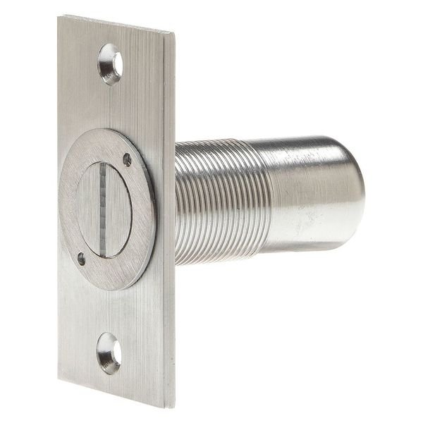 Lockable Dust Proof Strike, Satin Brass, Kaba Ilco, Mfr#: DPS-US4