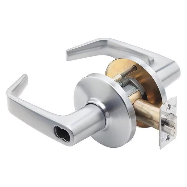 Lever Lockset, Mechanical, Intruder, Grd. 1, STANLEY SECURITY, Mfr# 9K37IN15DS3626