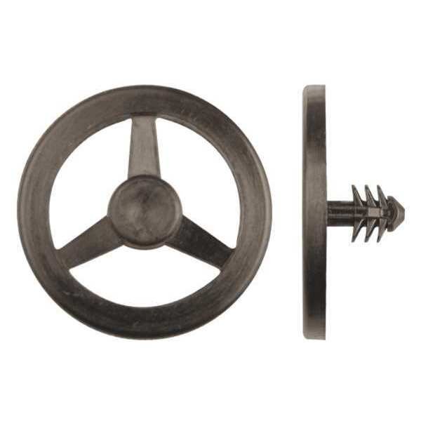 Push-In Rivet, Dome Head, 5 mm Dia., 9 mm L, Nylon Body, 15 PK, EnjoyTool select, Mfr# 2025PK