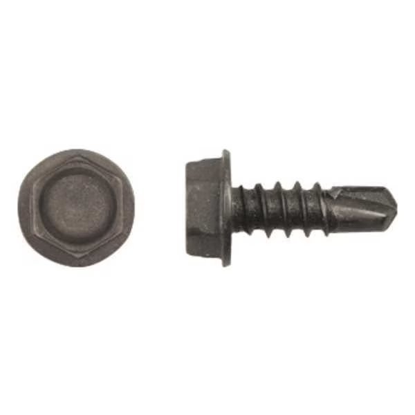 Self-Drilling Screw, #8 x 1/2 in, Phosphate Coated Steel Hex Head External Hex Drive, 100 PK, EnjoyTool select, Mfr# 12215PK