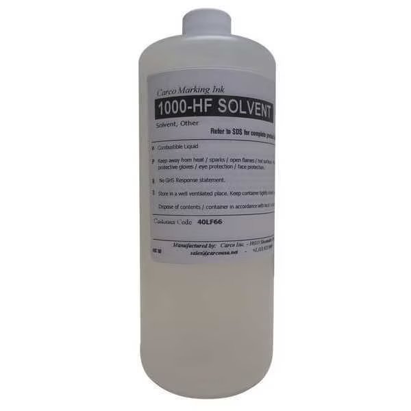 Solvent, For 1000-HF, Carco, Mfr#: 1000-HF SOLVENT