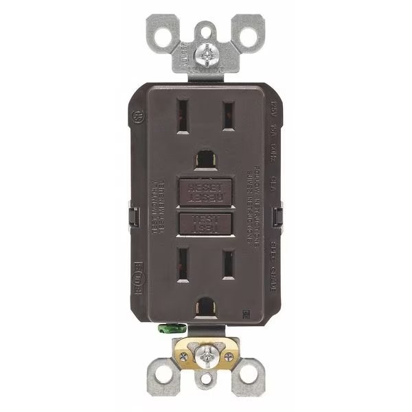 GFI Receptacle, LEVITON, Mfr# GFNT1
